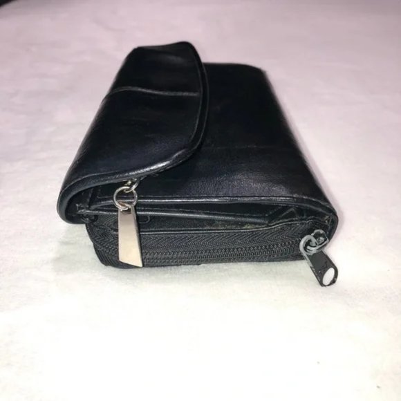 Black Faux Leather Wallet - Picture 6 of 13